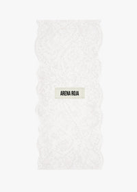 WHITE LACE HEADBAND