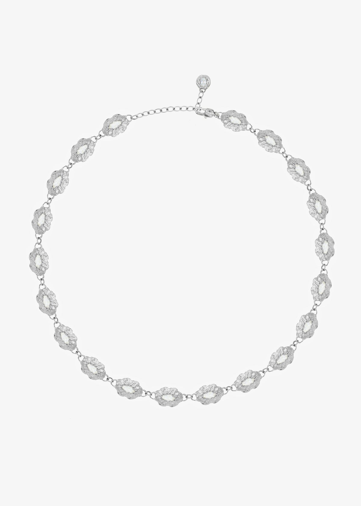 ICEBERG NECKLACE PLATA
