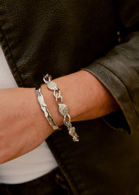 IL BRACCIALE THE FRONTIER ARGENTO